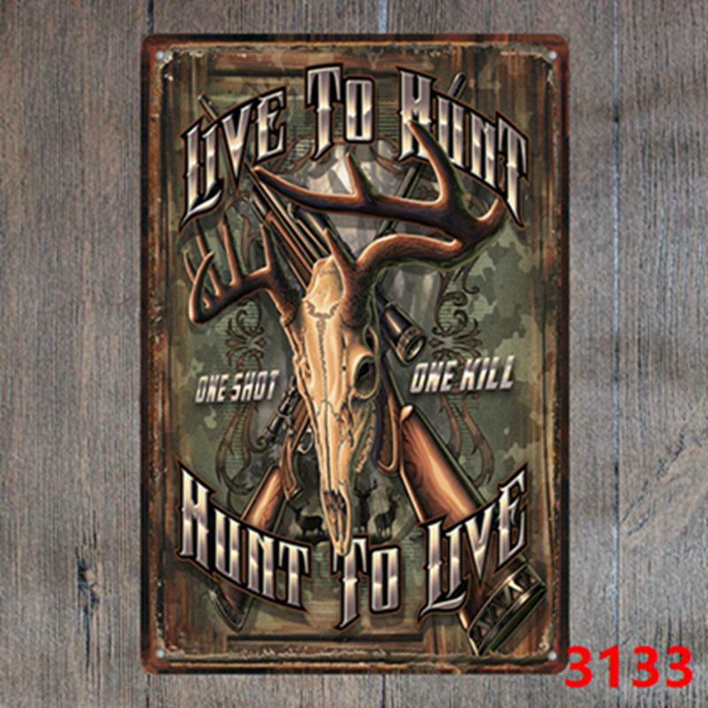 Custom Gun Humor Tin Sign for Restaurant, Bar, or KTV Decor