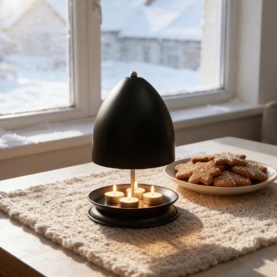 Teelicht Kerzenheizung Metall Dekorative Kerzenheizlampe Winter Kerze Handwärmofen Party Zuhause Schlafzimmer Tischdekoration