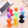 Colorful Universal Phone Holder Stander Monopod Mobile Phone Silicone Rubber Octopus Sucker Ball Stand Holder Mobile Phone Stand