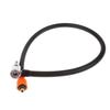 Reifenfüllschlauch M6 Verriegelbarer Luftdruckprüfer Mit Luftschlauch, Standard-Reifenventil Feingewinde, Füllschlauchadapter