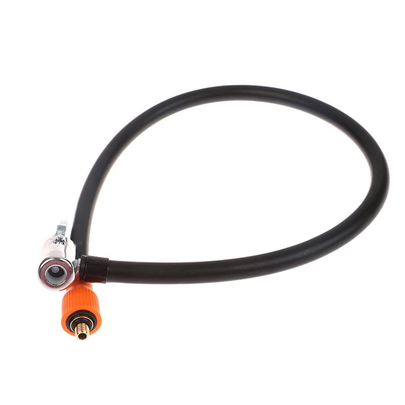 Reifenfüllschlauch M6 Verriegelbarer Luftdruckprüfer Mit Luftschlauch, Standard-Reifenventil Feingewinde, Füllschlauchadapter