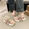 Fashion Girls' Casual Sneakers for Daily Wear Toddler Boys Girls Light Up Shoes Lightweight Mesh Breathable Walking Sneakers