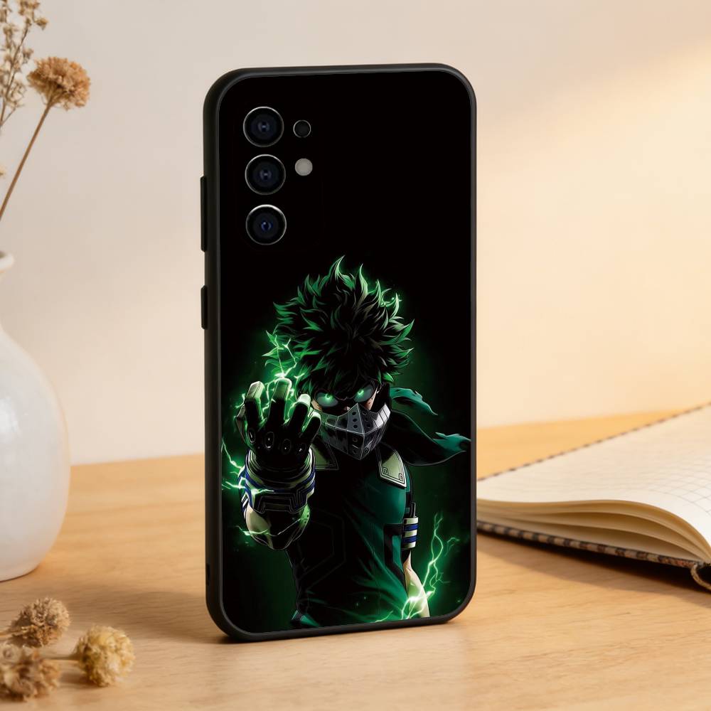 My Hero Academia Izuku Midoriya Phone Case For Samsung S25,S24,S21,S22,S23,S30,Ultra,S20,Plus,Fe,Soft Silicone Black Cover
