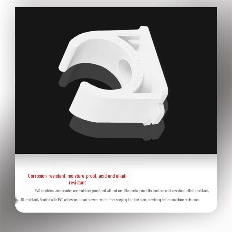 PVC Flame Retardant Wire Pipe Saddle Clips