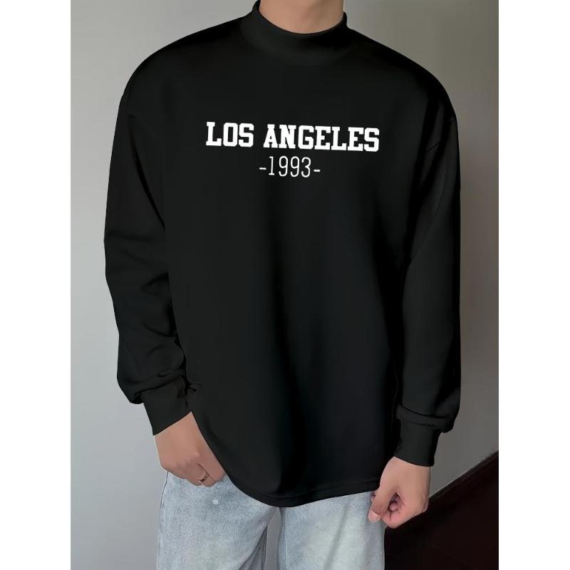 

Men s Crew Neck Long Sleeve Tee, Ribbed Cuffs & Hem, Solid Tan, Classic Casual & Work Wear XXL чорний