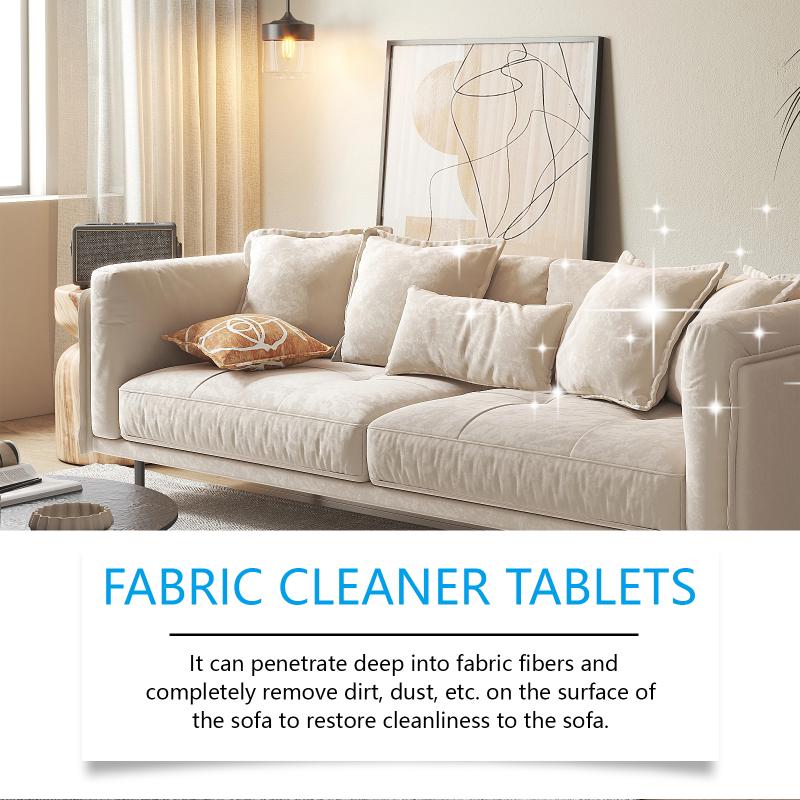 Fabric Sofa Clening Effervescent Tablets Multi-Effect Stain Remover Fresh Scent Upholstery Safe Eco-Friendly