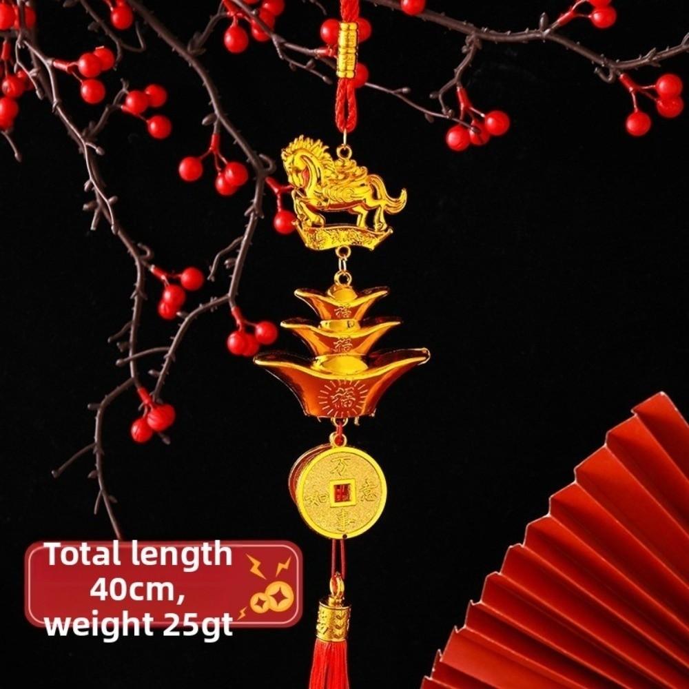Year Of The Horse Chinese New Year Charm Hanging Wall Pendants New Car Ornament  Home Decor