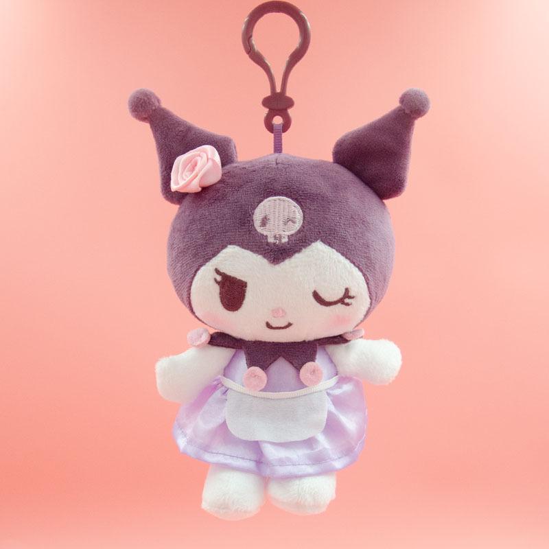 Genuine Sanrio Kuromi My Melody Hello Kitty Cat Plush Pendant Doll