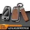 Auto TPU Zinklegierung Schlüsselhülle Tasche für Opel OPC Line Insignia Astra Vectra Combo Corsa D Mokka Zafira Autoschlüsselanhänger Metallschlüsselhülle
