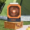 Long-lasting Battery Life Led Lantern Infinite Loop Outdoor Tent Fans Solar Panel Fan  Tent Use