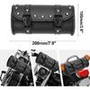 Motorcycle Tool Bag Universal Fork Bag PU Leather Saddlebag Front Fork Handlebar Sissybar Storage Roll Pouch for Harley Davidson Dyna Softail
