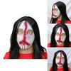 Halloween Horror Props Ghost House Escape Room Npc Latex Mask For Adults