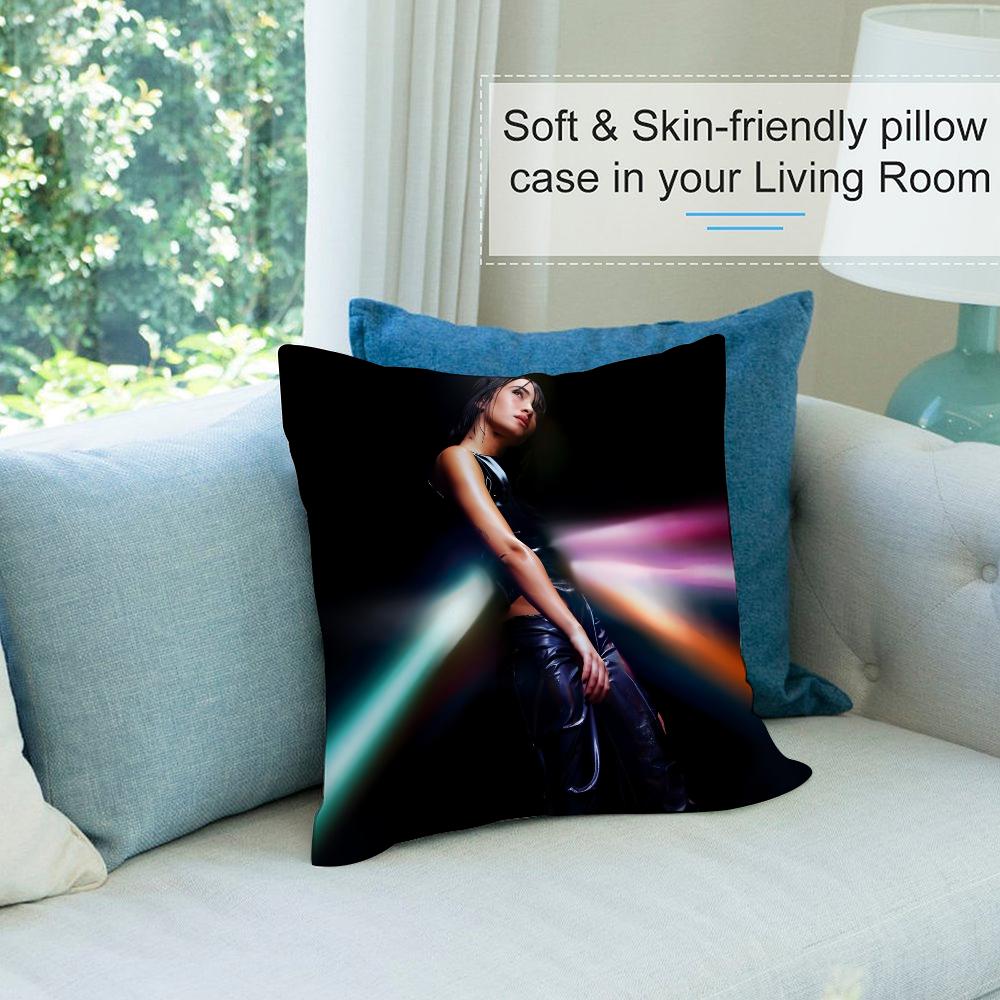 Singer A-Aitana Alpha Pillow Case Short Plush Pillow Covers Sofa Decorative Gift Home Double-sided Printing Cushion Cover