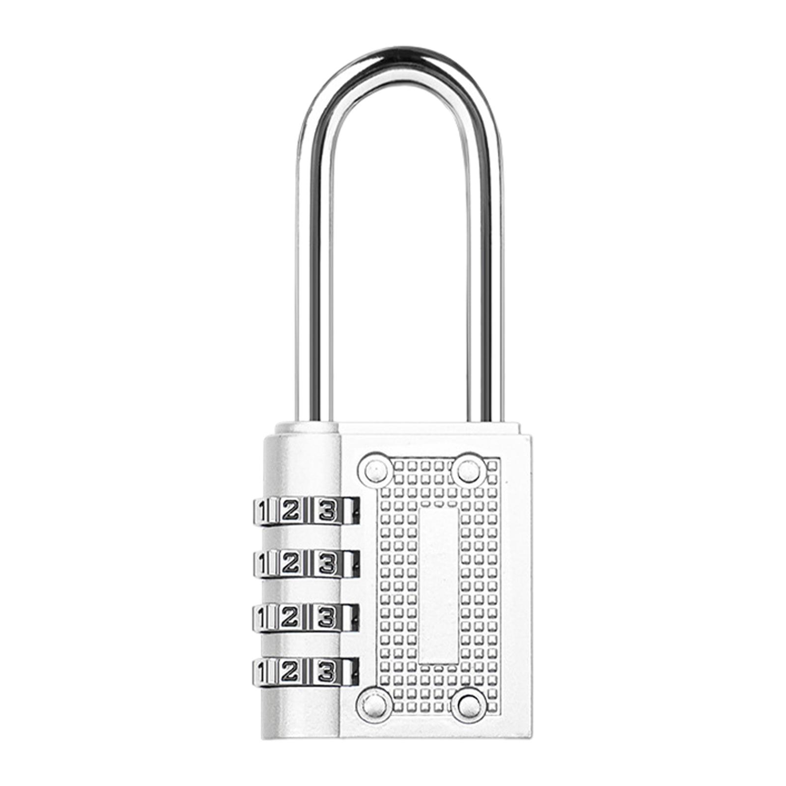 4-Digit Security Combination Padlocks Multifunctional Luggage Lock Suitcase Lock