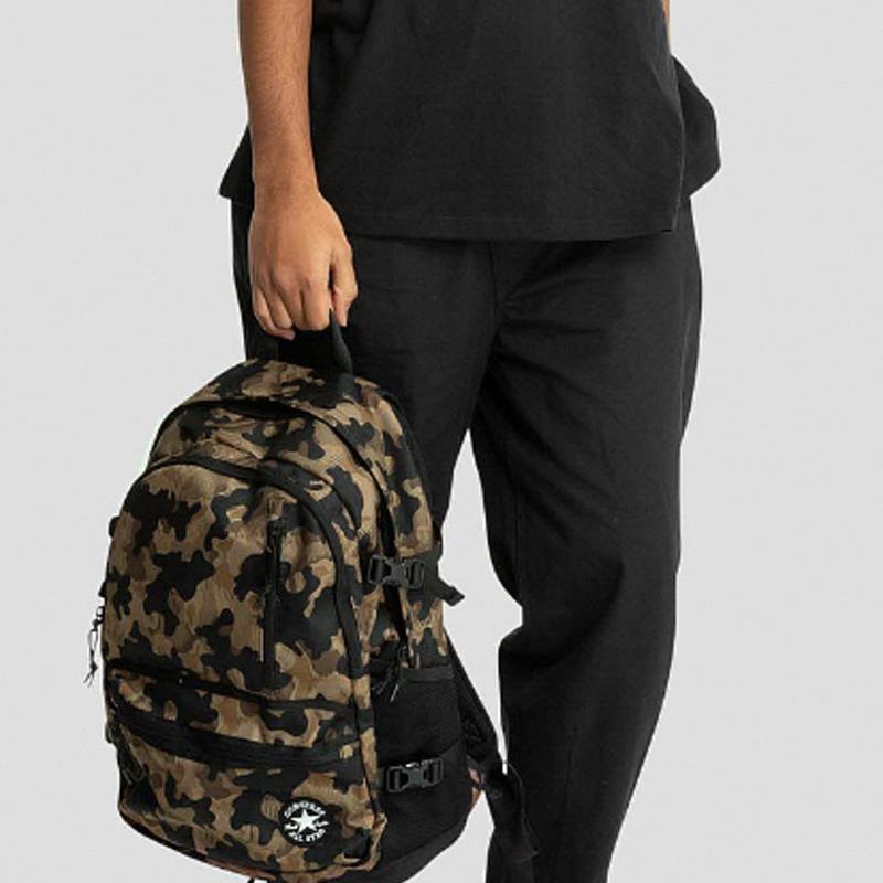 New Converse Polyester Backpack Regular Unisex Green 10022408-A10