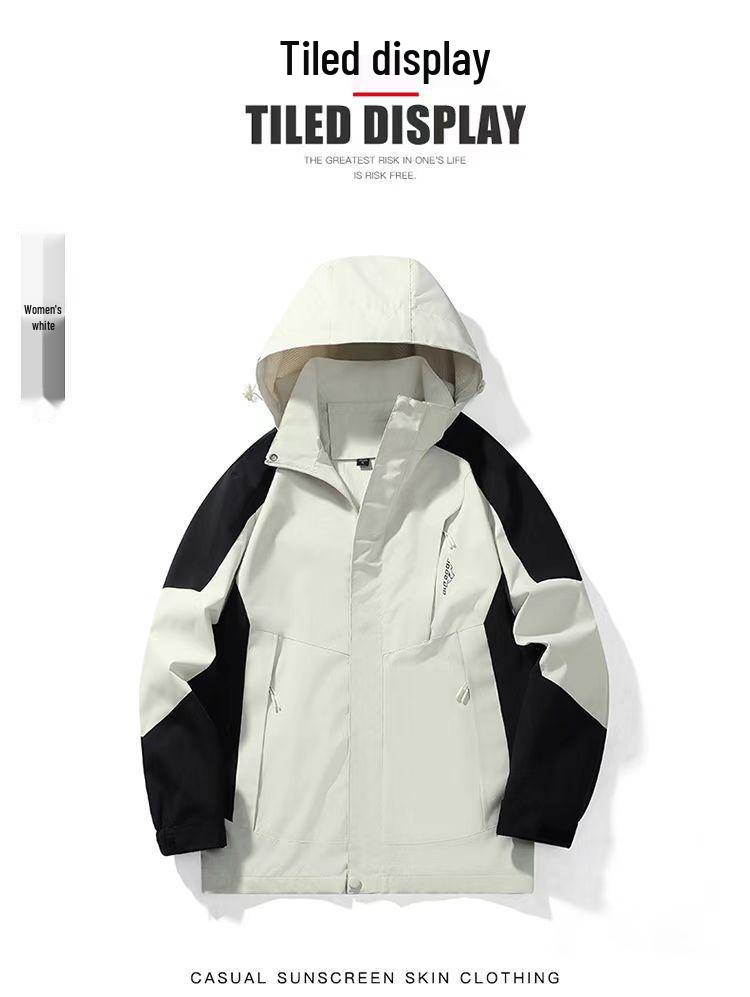 Unisex Waterproof Windproof Rain Jacket for Spring/Autumn - Lightweight Outdoor Travel & Mountaineering Coat