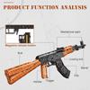 AK47 Rifle AWM Sniper Gun Assembled Building Blocks Military Model MOC Army Firearms Series Bricks Kid Toy Boy Gift for holiday