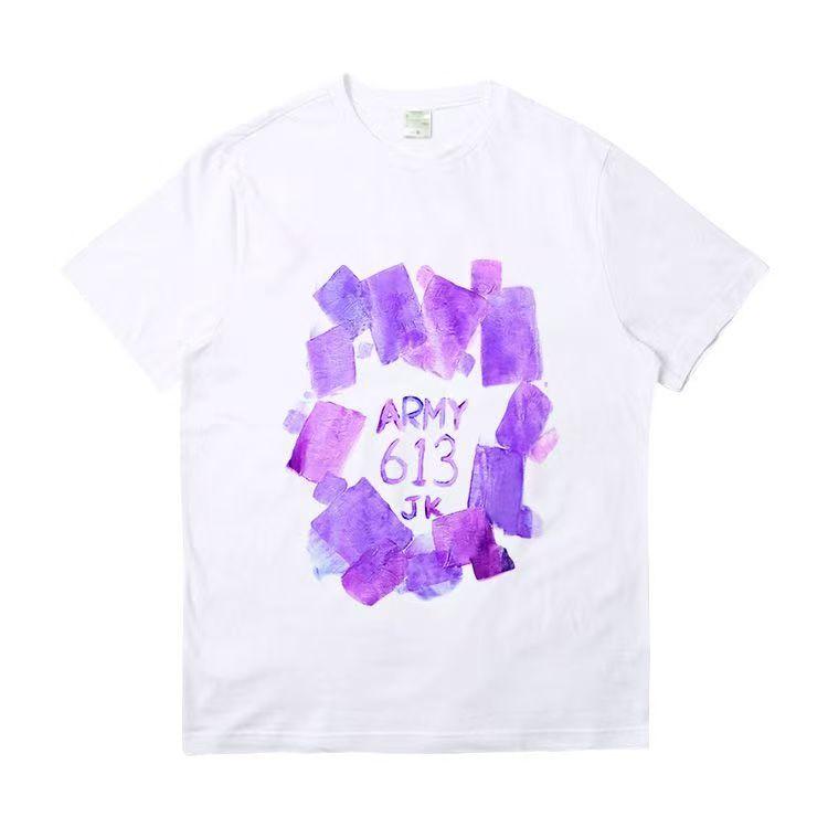 BTS Same Graffiti Concert T Shirt Kpop Fashion Printed Summer T
