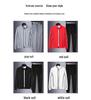 Men's Plus Size Cotton Casual Sports Set - Spring/Autumn Stand Collar Jacket & Two-Piece Trend
