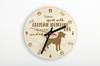 Deutscher Jagdterrier – Clock with dog, wooden clock with engraving | Art-Dog