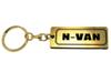 Gold Black Double Ring Acrylic Original Keychain for JJ1 JJ2 Late Custom Parts A-454-1 N-Van & N-Van (Early & Models) -