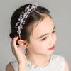 Flower Girl Hair Accessories: Wedding Headband & Wreath for Princess Bridesmaid