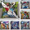 HOT Anime B-Beyblade Cartoon Pillow Case Short Plush Pillow Covers Sofa Decorative Gift Home Double-sided Printing Cushion Cover