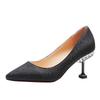 Wedding Shoes Women 2025 New Bridal Shoes Sequined Versatile Dress High Heels Stiletto Low Heels Wedding Shoes Crystal Shoes