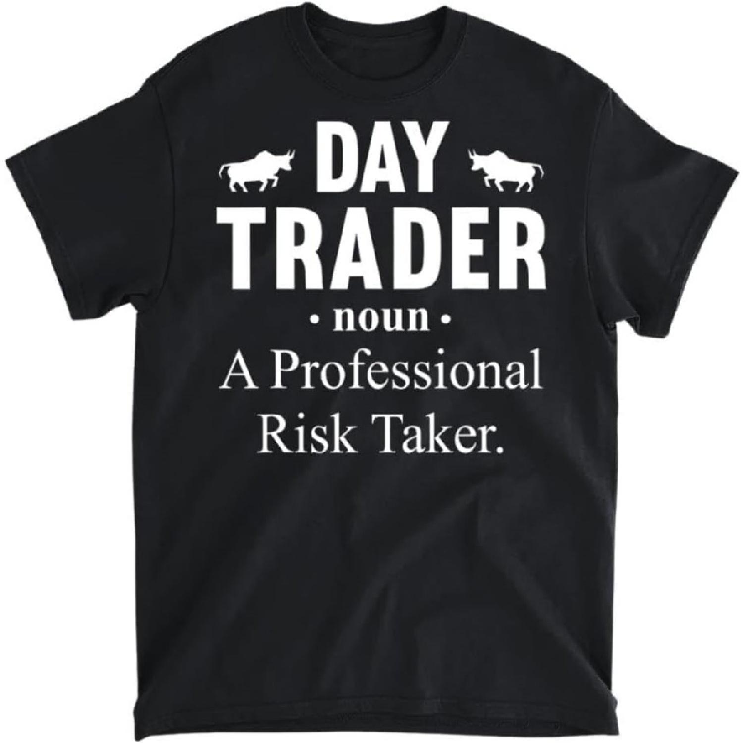 

Day Trader Shirt for Men Stock Market Wall Street Investor T-Shirt, Long Sleeve Shirt, Sweatshirt, Hoodie Unisex Adult Size Made in Canada XXXXXL різнокольоровий