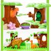 40PCS Dinosaur Valley Building Blocks Set Large Particle Animal Dinosaur World Model Toy Bricks Compatible with Children's Toys