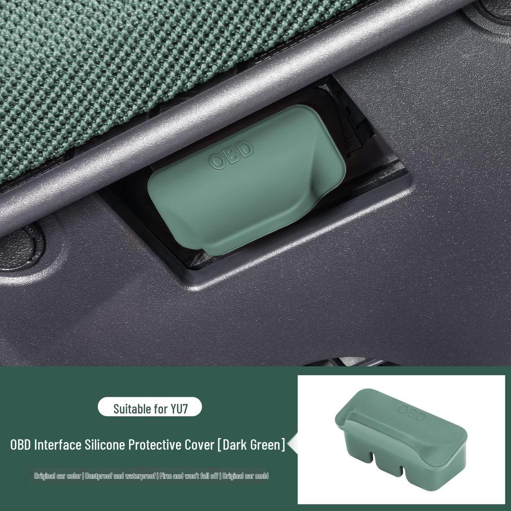 Housse de protection anti-poussière pour interface OBD et de diagnostic de voiture SU7/YU7