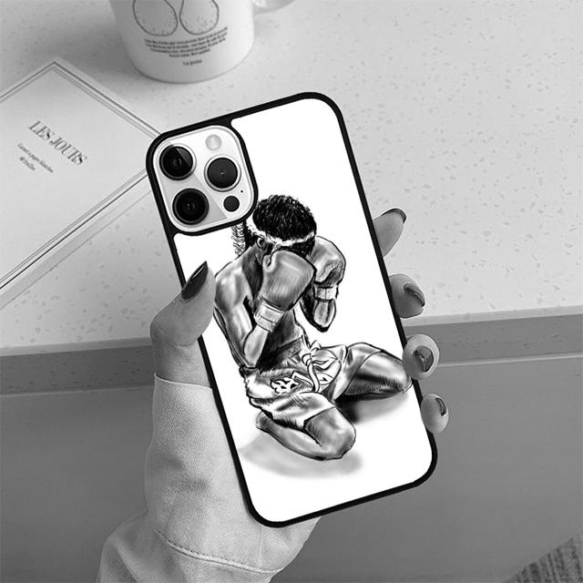 Muay Thai Knee Phone Case For iPhone 17 Air 14 15 16 13 12 Cover For Apple 14 15 16 Pro Max 6S Plus Coque