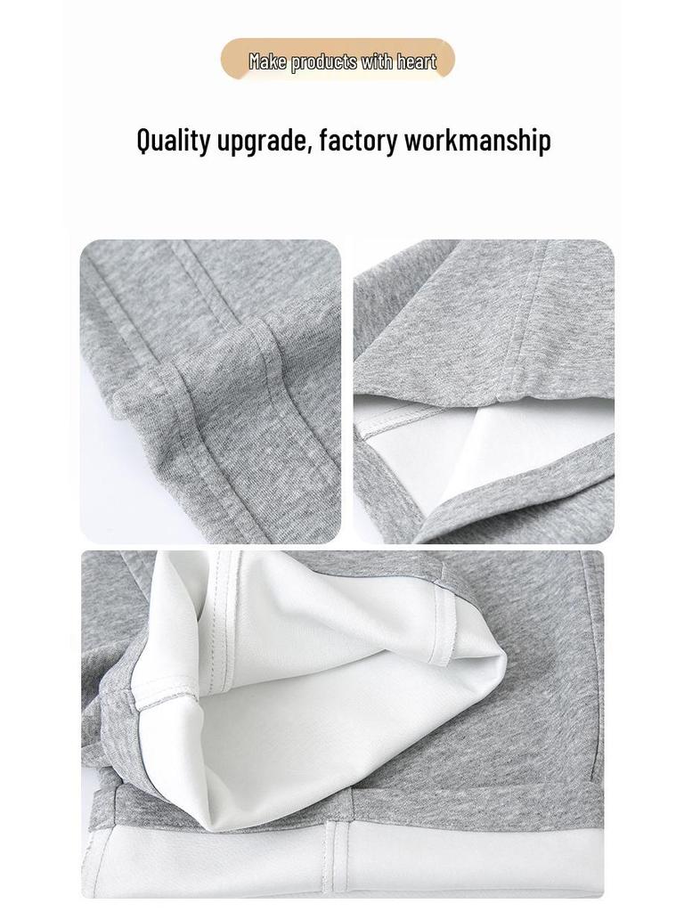 Spring 2026 Women's American-Style High-Waisted Curved Blade Sweatpants - Loose Fit, Wide-Leg, Casual Sports Trousers.