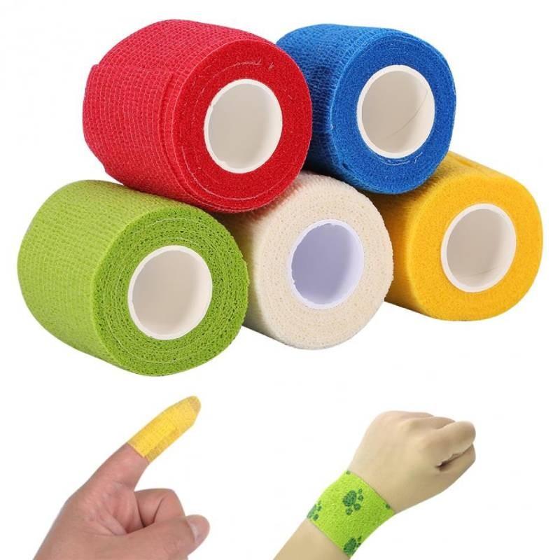 Sports Bandage Selfadhesive Nonwoven Elastic Tape For Basketball Injury Fixation Durable