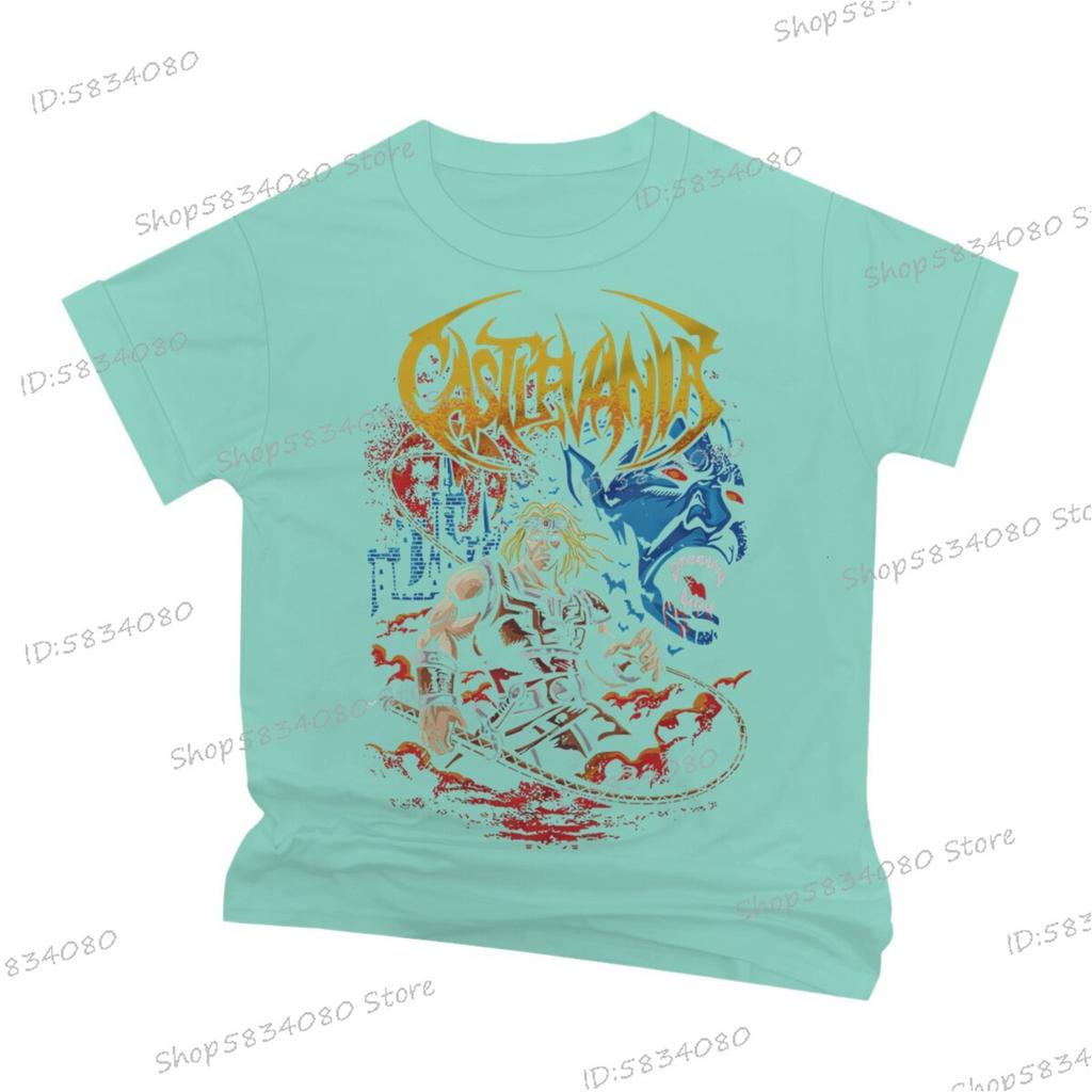 Castlevania Anime Printed Cool TShirt Unisexs Womens Anime Harajuku Soft Tee Castlevania Gift for Him Street Style Cool TShirts