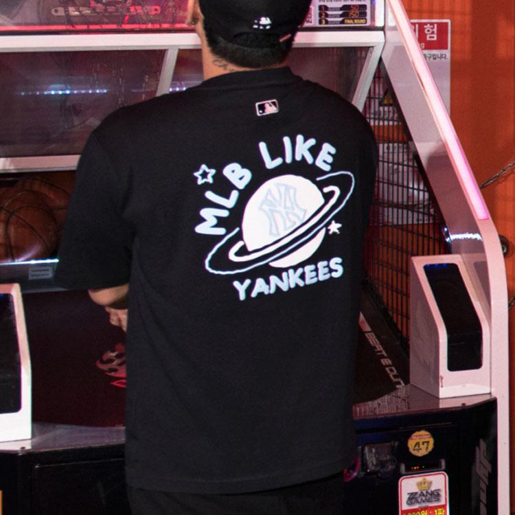 New MLB New York Yankees T Shirt Unisex Black 31TSP3131-50L