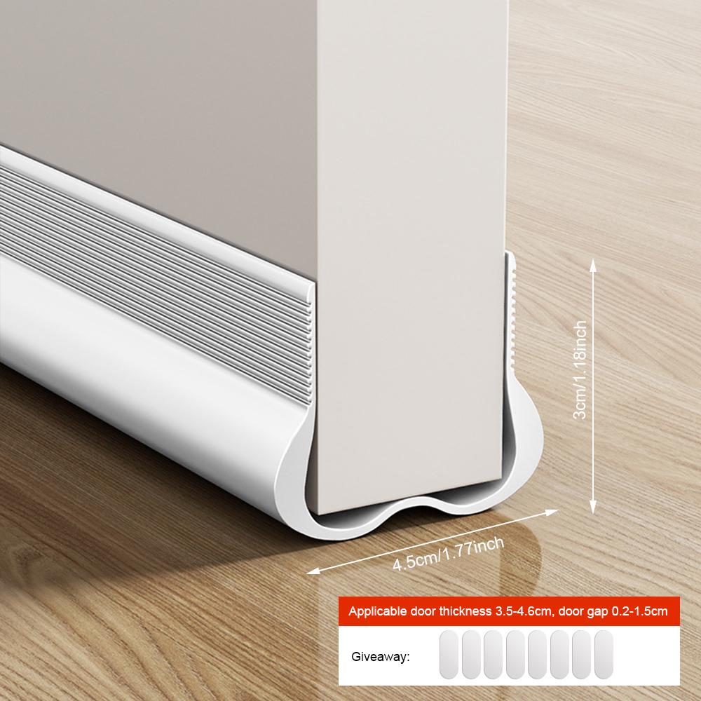 PVC Flexible Door Bottom Sealing Strip Door Gap Soundproofing Wind and Dust Proof Weather Strip Under Door Draft Stopper Tape