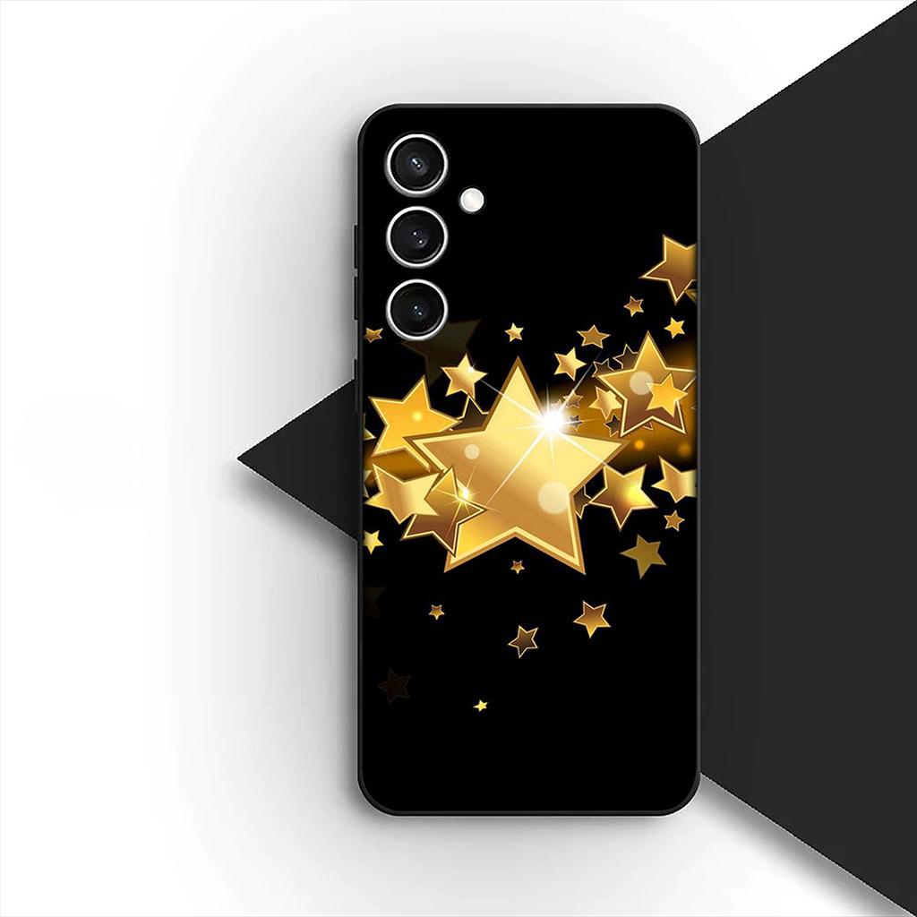 Hülle Mond Cartoon Himmel Astronaut Sterne für Samsung Galaxy S22 S21 S20 Fe Ultra S9 Plus + A13 A22 M21 M31 M55 M15 Handyhülle