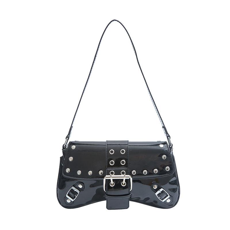 New Niche Design Versatile Style Shoulder Bag Female Popular Spice Girl Fashion Temperament Exquisite Willow Nail Armpit Bag