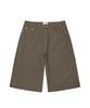 LXT Twill Cotton Wide Bermuda Pants [Khaki]