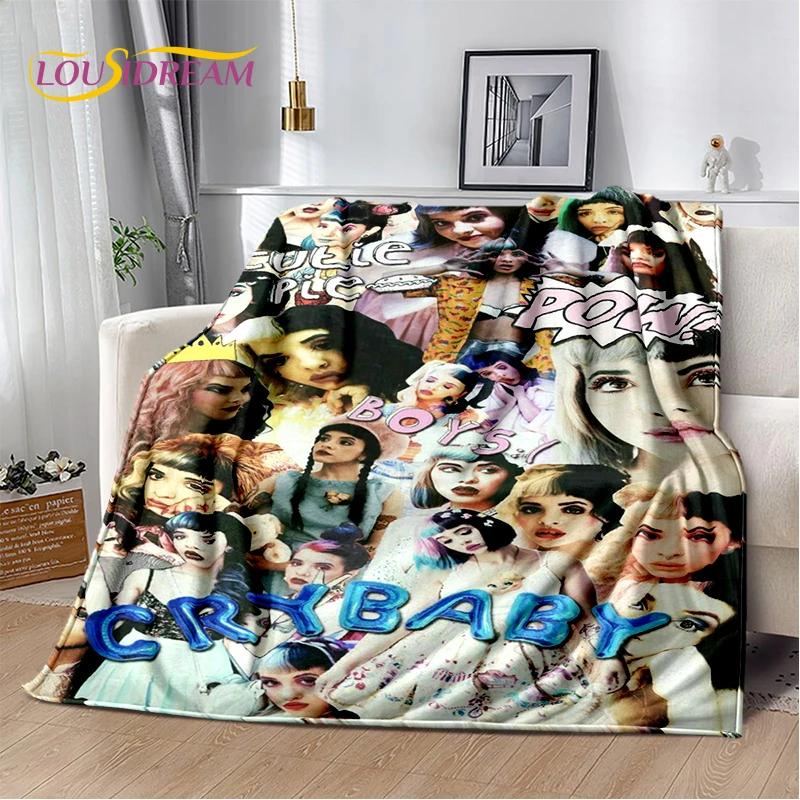 Crybaby M-Melanine Martinez Soft Flannel Blanket for Bed Bedroom Sofa Picnic,Throw Blanket for Cover Outdoors Leisure Gift Kids