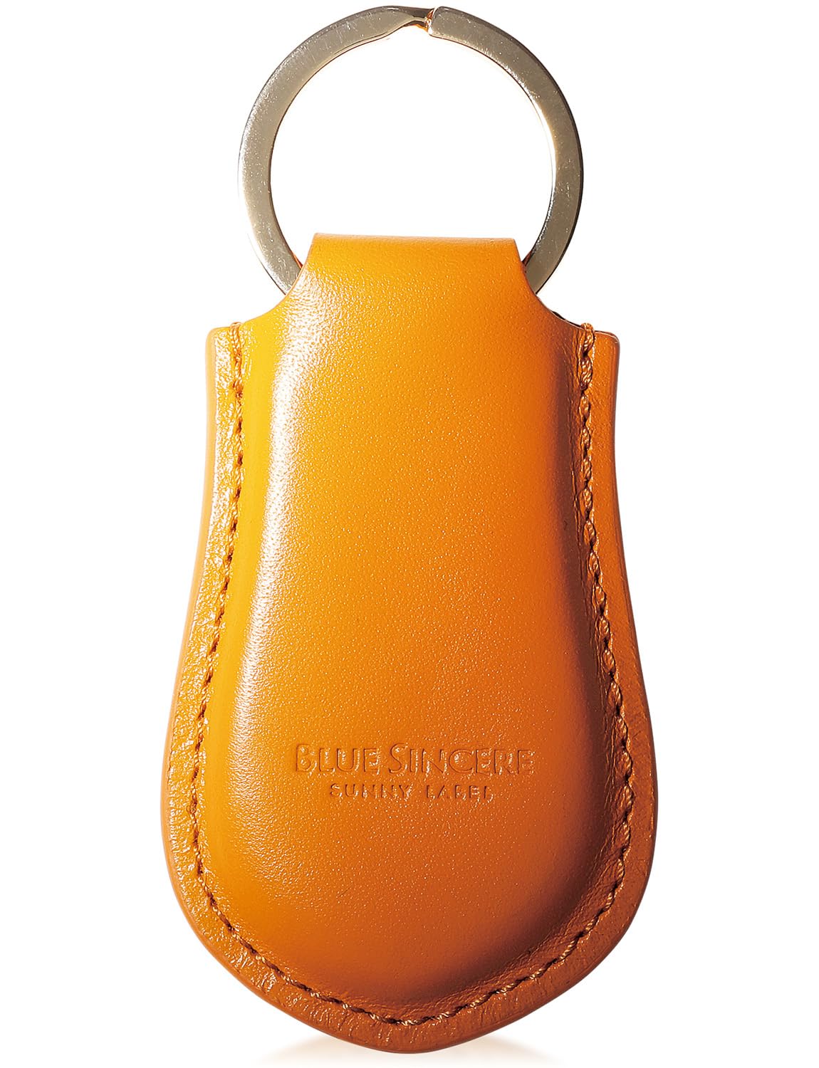 

Genuine Italian Leather Key Key Charm for Men and Compatible with Car Smart Home Bicycle and Motorcycle Keys IKH7 [BLUE SINCERE] Ring, Keychain,