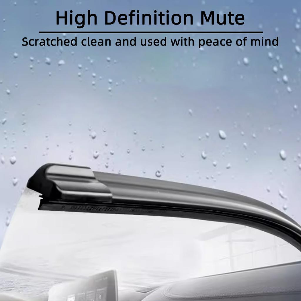 Wiper Blade Universal General J U Hook 13"14"16"17"18"19"20"21" 22" 24" 26"28" Windshield Windscreen Rubber Car Accessories
