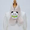 Cute Cartoon Panda Plush Scarf for Kids - Windproof & Thickened Winter Neck Warmer