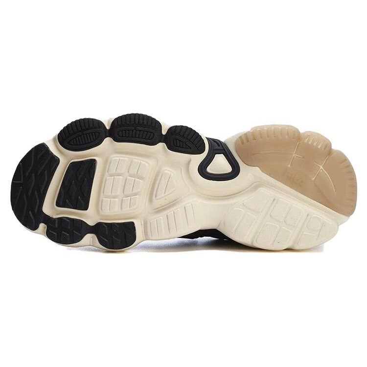 FILA Ladder Mesh Synthetic Leather Comfortable Versatile Low-Top Casual Shoes Men sneaker Black F12M322101FDB