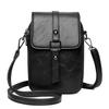 Trend PU-Leder Crossbody-Tasche Einfarbige Vielseitige Einzel-Schultertasche Lässige Handytasche Damen