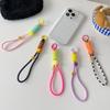 Smiley Face Adjustable Phone Case Lanyard with Coin Purse & Camera Pendant. A Portable & Universal Anti-Lost Wrist Rope.