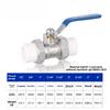 Home Double Loose PPR Ball Valve 20 25 32 Pipe Brass Tap Water Pipe Fittings Hot Melt Pipe Switch Loose Valve 1/2" 3/4" 1"