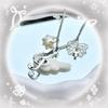 Vintage Angel Wing Music Note Necklace For Girls Sweet And Romance Design Lightweight Alloy Clavicle Chain Jewelry