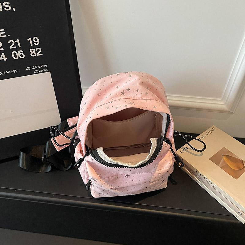 Zaino Stampa Stelle da Donna Grande Capacità Zaino da Pendolare Zaino con Coulisse